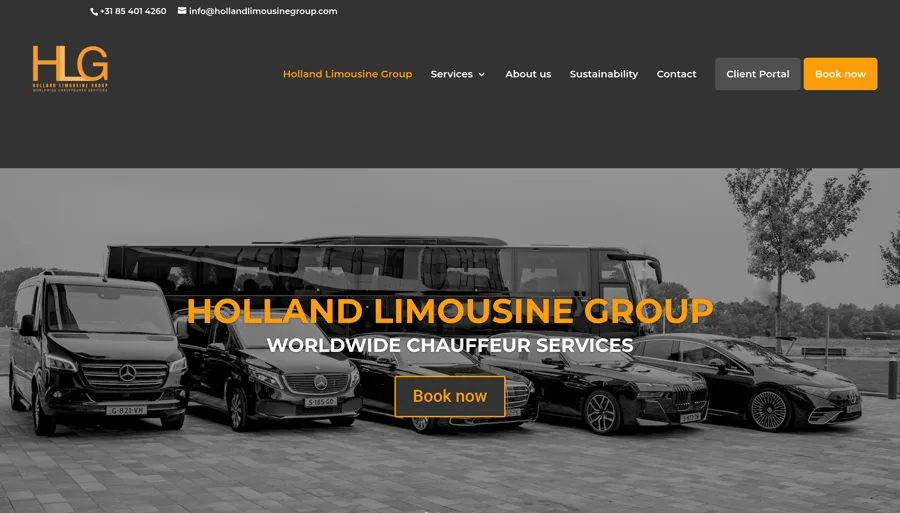 DMC Limousines website