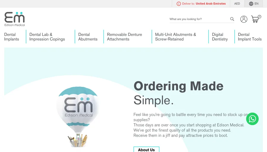 Edison Medical website