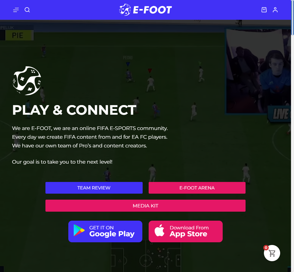 E-FOOT.GG website